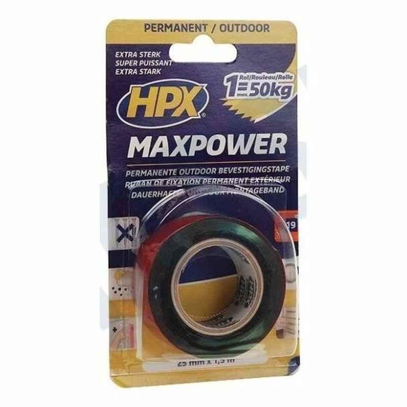 Hpx Max Power Acrylic Outdoor Tape, OT2502, 150 cm