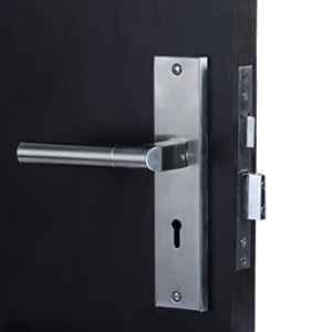 Homexpert MG303 Stainless Steel Silver 6 Lever Heavy Duty Mortise Door Lock Set