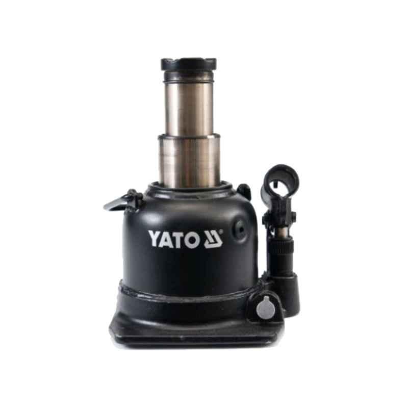 Yato 10 TON 125-225mm Low Two Piston Hydraulic Bottle Jack, YT-1713