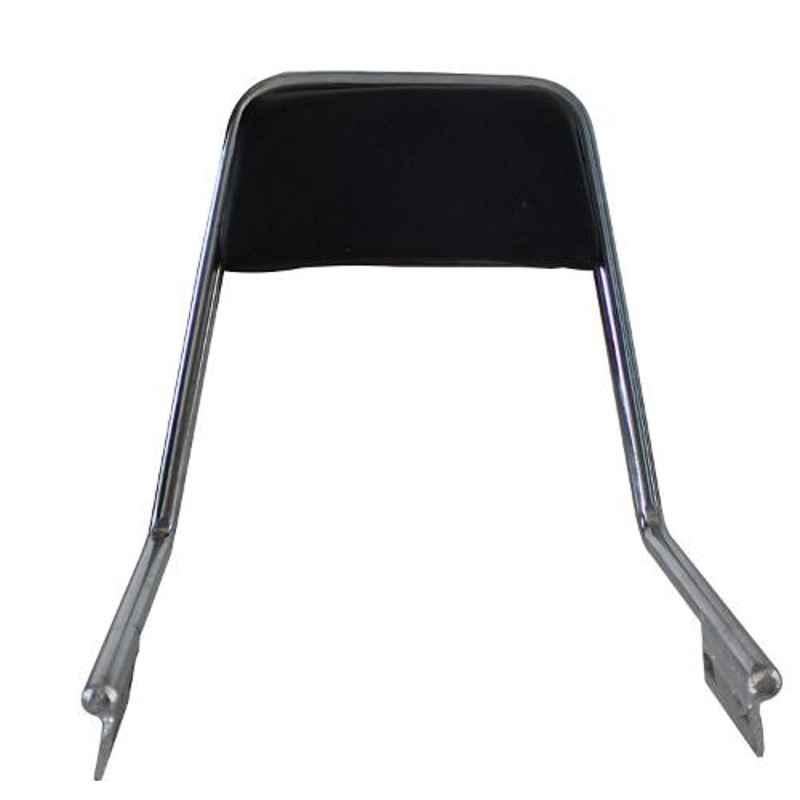 AllExtreme EXCU4B1 Chrome Metal Sleek Backrest Foam Padded Passenger Rear Seat Support