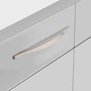 Plantex 224mm Zinc Satin Pull Cabinet Handle for Home & Office, APS-PH-102-SATIN-224MM-PK2 (Pack of 2)