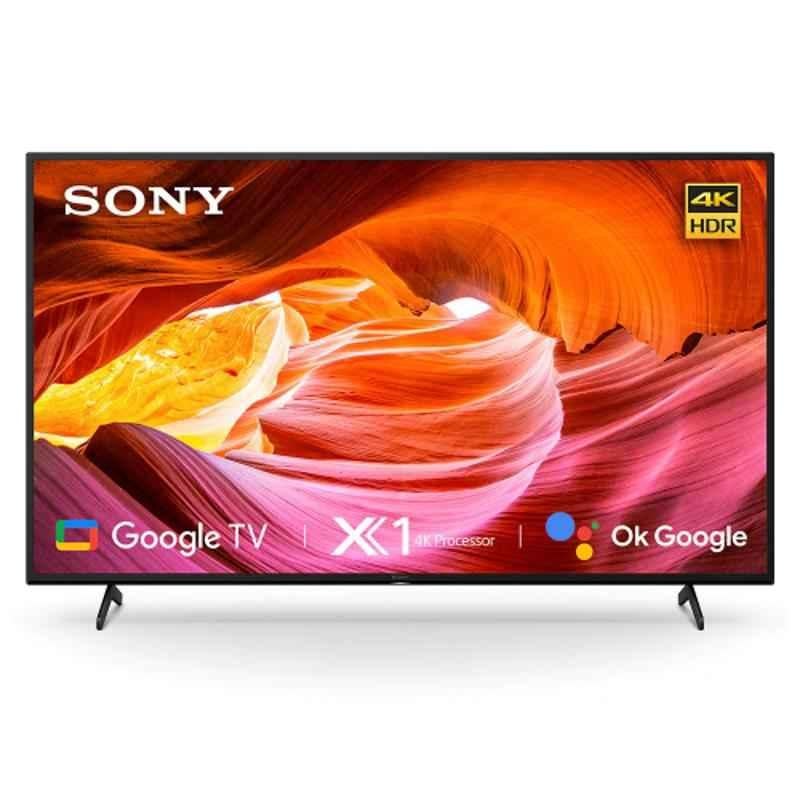 Sony Bravia 65 inch 4K Ultra HD Black Smart LED Google TV with Dolby Audio & Alexa, KD-65X75K