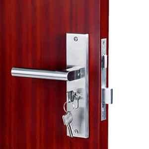 Voltizi 8 inch ‎Stainless Steel ‎Matt Finish Mortise Main & Bedroom Lock Set, ‎MG301