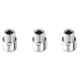 Spazio 1 inch Brass Chrome Finish Extension Nipple (Pack of 3)