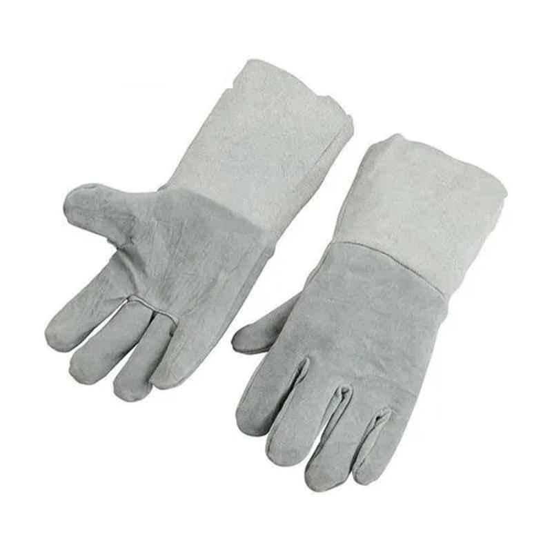 Tolsen Cow Split Leather Welding Gloves, Size: 14, 45025