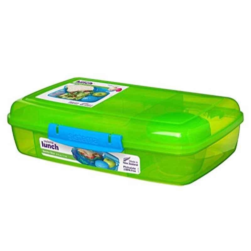 Sistema 1.76L Green Bento Lunch Box