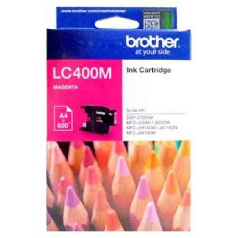 Brother LC 400M Magenta Ink Cartridge