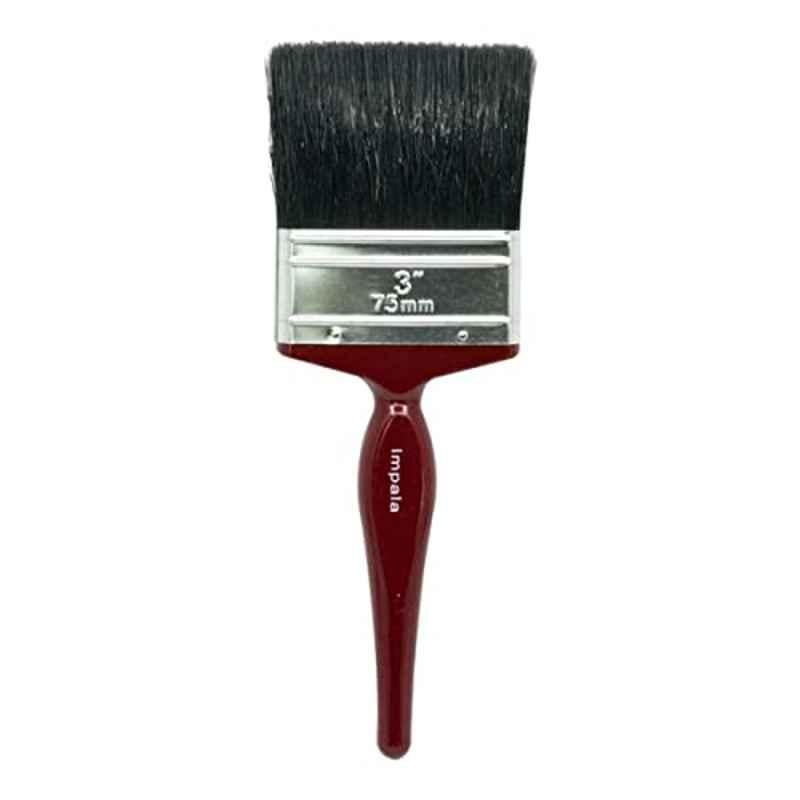 Impala 3 inch Natural Black Paint Brush
