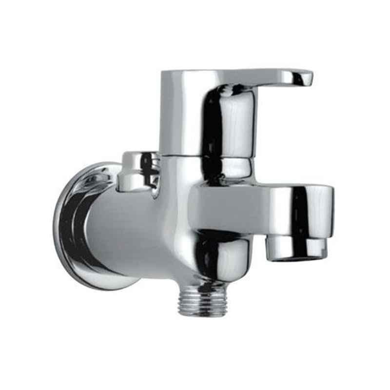 Jaquar Fusion Stainless Steel 2-Way Bib Cock with Wall Flange, FUS-SSF-29041