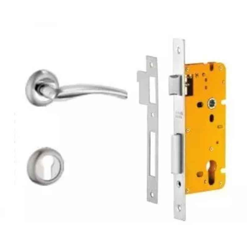 Dorset ML Onix Stainless Steel Silver Chrome Finish Door Handle Lock Set