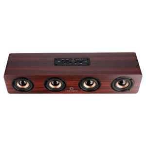 Live Tech BS02 Jalsa Nut Brown Wireless Wooden Speaker