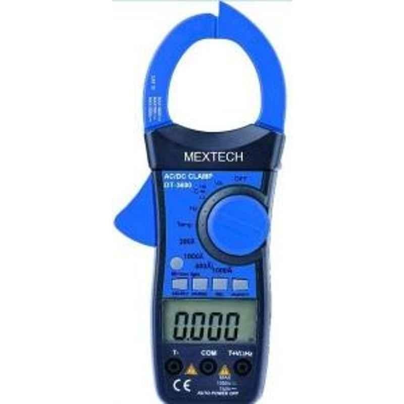 Mextech DT-3600 Digital AC/DC Clamp Meter 1000 A 750 V