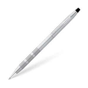 Cross Classic Century Black Ink Satin Chrome Finish Ballpoint Pen with 1 Pc Black Medium Refill Set, AT0082-14