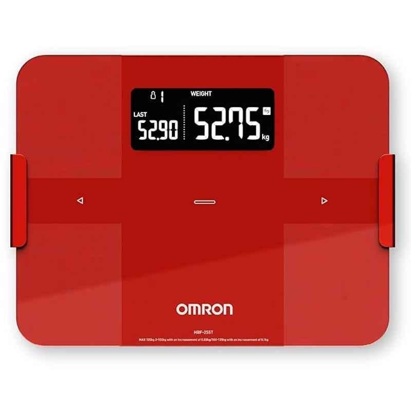 Omron HBF-255T Red Body Composition Monitor