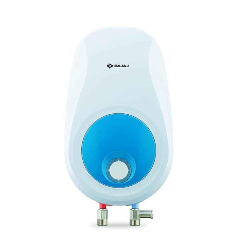 Bajaj Verre GL IWH 3L 3kW White & Blue Instant Water Heater with Glass-Line Coated Tank