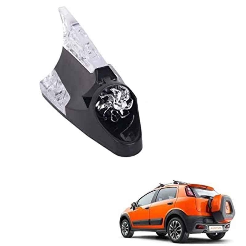 Kozdiko Black Auto Wind Power LED Light Shark Fin Car Antenna for Fiat Avventura