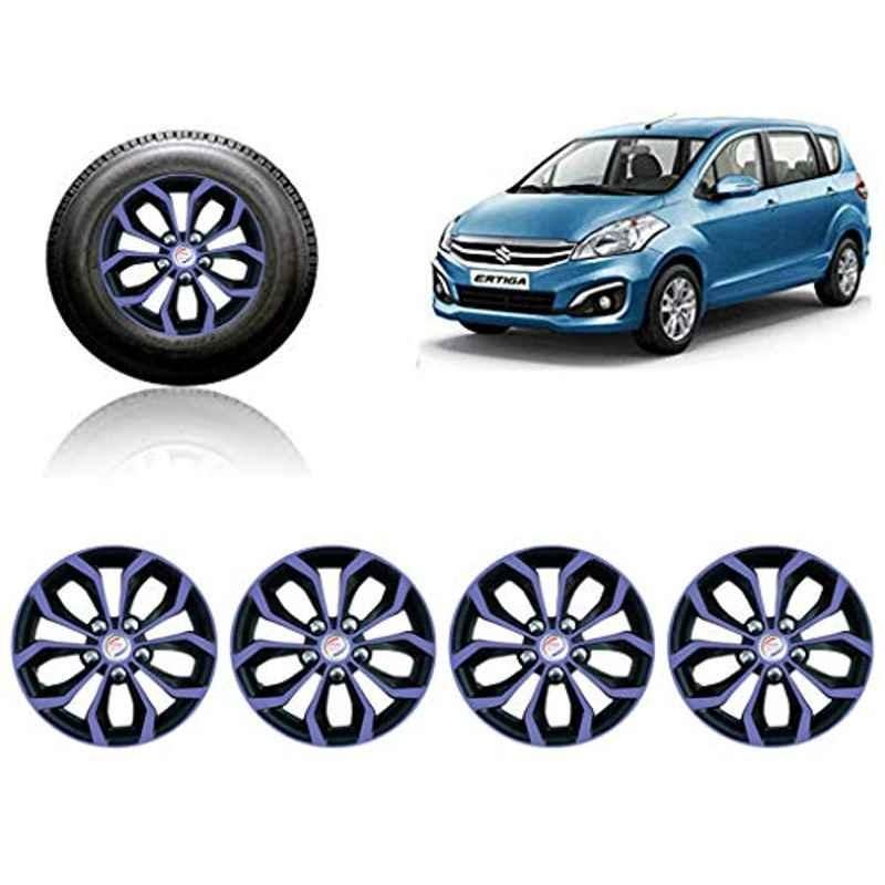Auto Pearl 4 Pcs 15 inch ABS Violet & Black Car Wheel Cover Set for Maruti Suzuki Ertiga T2