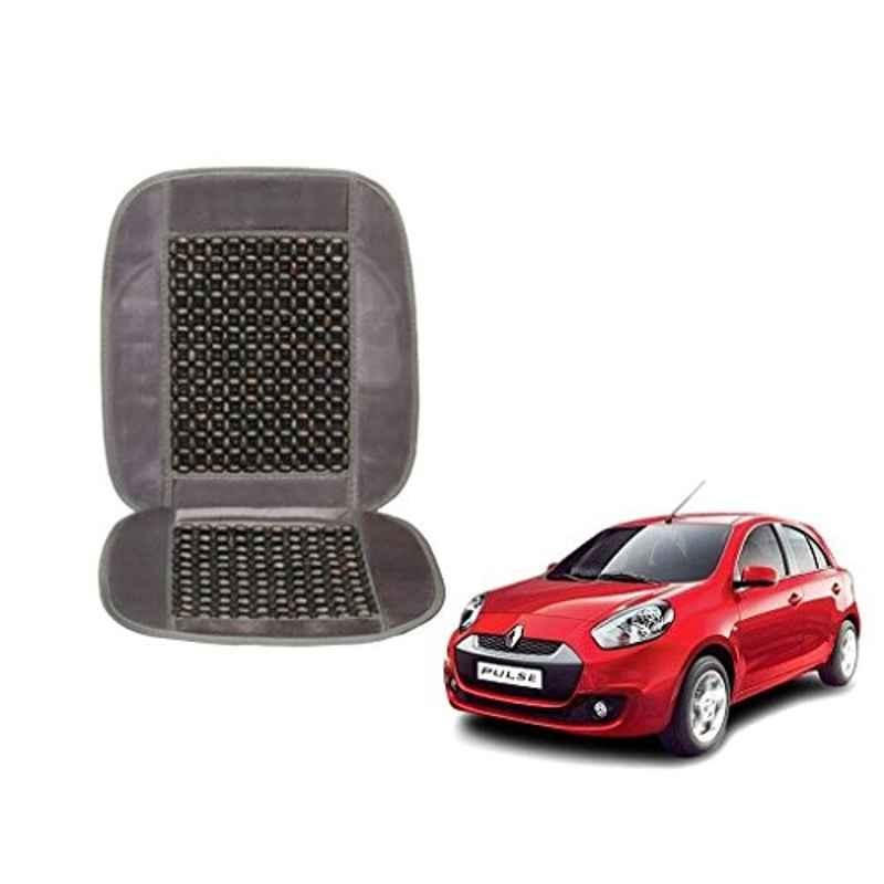 Kozdiko Wooden Beads Car Seat Cushion with Velvet Border for Renault Pulse
