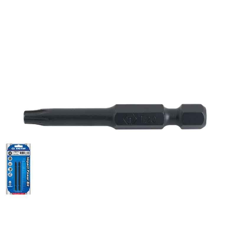 King Tony 2Pc T8 150mm Torx Head Power Bit Set, 711508T-S1