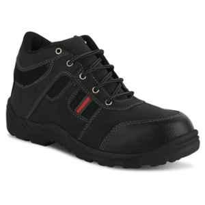 Footv Trends Steel Toe Safety Shoes for Mens, Oil & Acid Resistance, Factory Use Safety Shoes, Size: 8