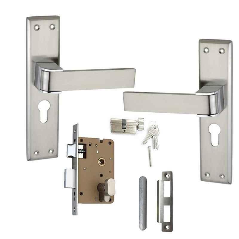 Atom O-34 Stain Finish Cylindrical Mortise Lock Set With 3 Brass Keys