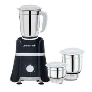 Maxotech Tuba 700W ABS Black & White Copper Motor Mixer Grinder with 3 Jars