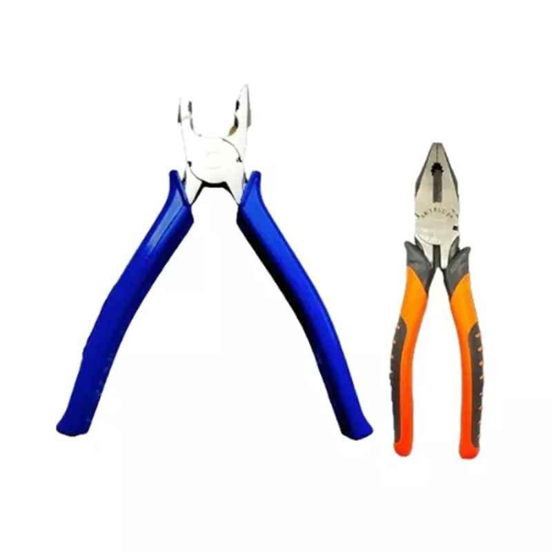Sky Blue 2 Pcs 7.8 inch Lineman Plier Combo, SBE_PLIER_COMBOS_COMBO_174