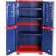 Supreme Fusion 2 Plastic Red & Blue Medium Size Multipurpose Cupboard, Fusion02-RB