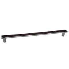 RAB 288mm Zinc Chrome & Wenge Finish Drawer Pull Handle, SP-036 (Pack of 4)