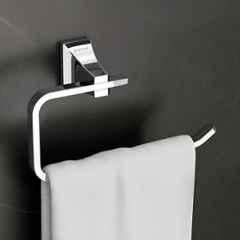 Plantex Towel Ring for Bathroom/Pure Brass Towel Holder/Towel Stand/Towel Hanger/Bathroom Accessories APS-DL-08, Chrome