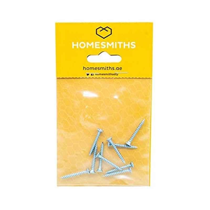 Homesmiths 6x60mm Zinc Plated Chipboard Screws (Pack of 10)