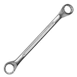B K Jagan & Co 30x32mm Chrome Vanadium Steel Chrome Finish Double Ended Ring Spanner