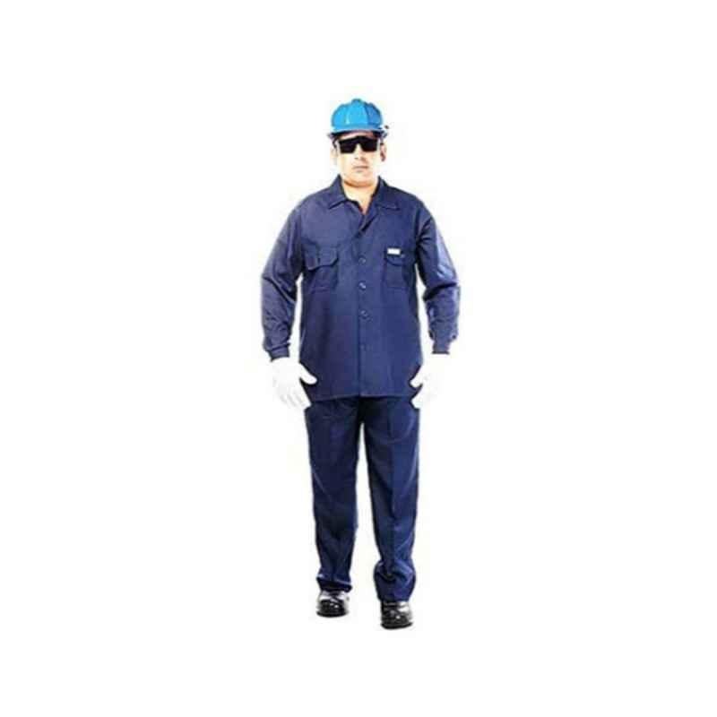 Generic Polycotton Blue Pant & Shirt, Size: 2XL