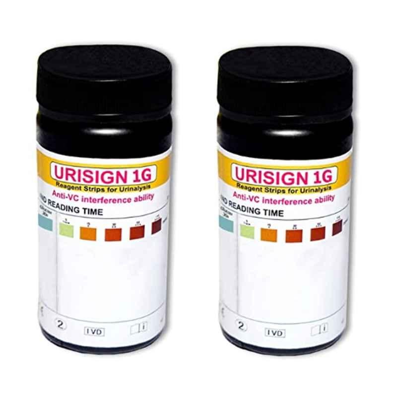 Urisign 100 Pcs Glucose Urine Test Strips Box (Pack of 2)