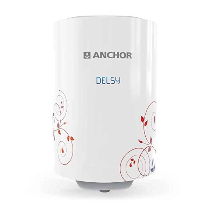 Anchor Delsy 10L 2000W 5 Star White Storage Water Heater, WSAVM10IWDE02A