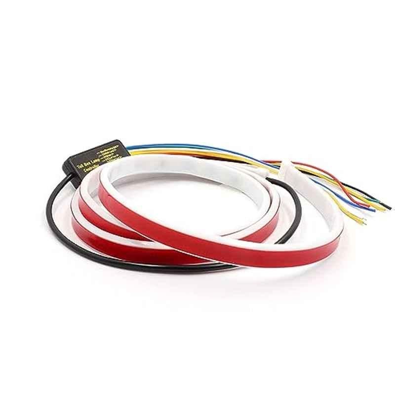 Kozdiko 12V Plastic Multicolour Streamer Brake Tail & Turn Signal LED Strip Light for Mercedes Benz S Coupe