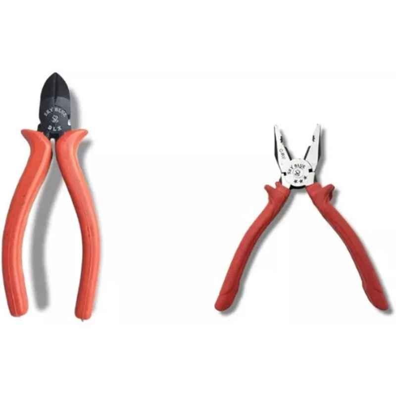 Sky Blue 2 Pcs 7.8 inch Lineman Plier Combo, SBE_PLIER_0592