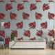 Kayra Decor 16x24 inch PVC Leaf Wall Design Stencil, KHS483