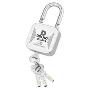 DELKO Zorr 60mm 12 Lever Square Padlock with 4 Keys, DPZ-0302 (Pack of 6)