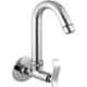 Logger Brass Chrome Plated Kitchen Sink Cock with Flange & Aerator Foam Flow Faucet