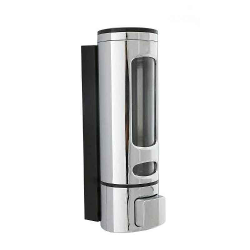 Drizzle Capsule Plastic Silver Liquid Soap Dispenser, ACAPSULEDISPCHROME