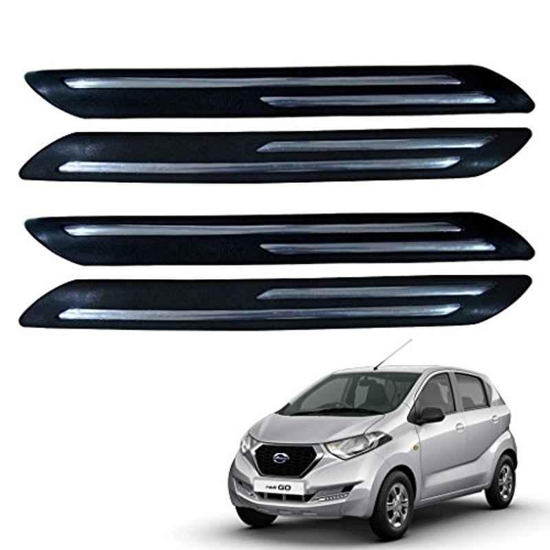Kozdiko 4 Pcs Double Chrome Bumper Protector Set for Datsun Redi Go
