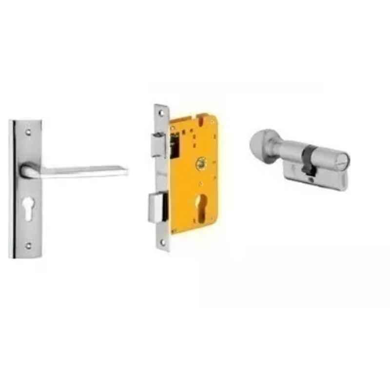 Dorset HL Series Ceto 70mm Stainless Steel Patina Finish Door Handle Lock Set with Coin & Knob