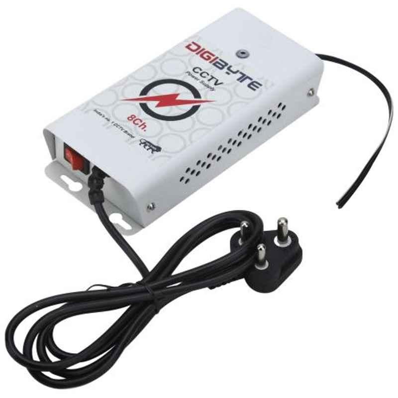 Digibyte 8 Channel Single Port CCTV Power Supply SMPS, DB-PS-8SP