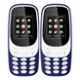 I Kall K3310 Dark Blue Feature Phone (Pack of 2)