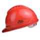 Allen Cooper Red Polymer Ratchet Type Safety Helmet with Chin Strap, SH722-R (Pack of 10)
