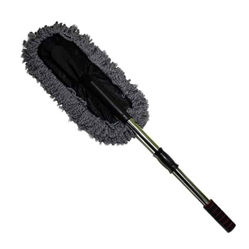 Kozdiko Microfiber Grey Duster with Extendable Handle for Hyundai Old i20 2008-2014