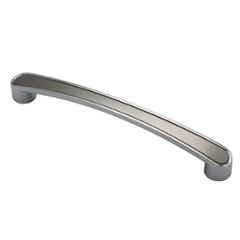 RAB 128mm Zinc Silver Drawer Pull Handle, HAND 1075 (Pack of 3)