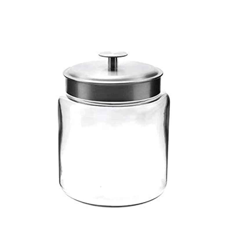 Anchor Hocking 96oz Glass Mini Montana Jar with Stainless Steel Lid, 77978COM