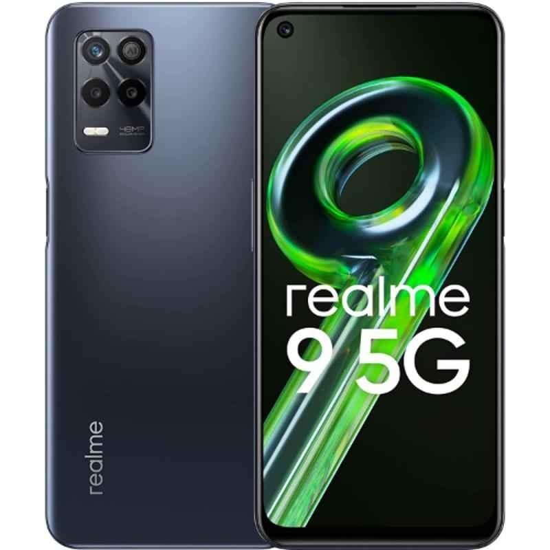 Realme 9 5G 6.5 inch 4GB/64GB Storage Supersonic Black Smartphone, RMX3388